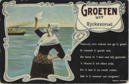 Groeten Uit  Ryckevorsel.   -   GEDICHT...  -  Naar Ostende - Rijkevorsel