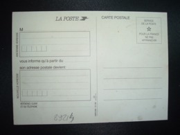 CP LA POSTE CHANGEMENT D'ADRESSE NEUVE - Altri & Non Classificati