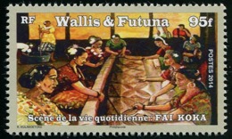 Wallis Et Futuna 2014 - Scène De La Vie Quotidienne Fai Koka - 1 Val Neufs // Mnh - Nuovi