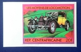 CENTRAFRIQUE Automobiles, Voitures, Cars, Coches, Yvert N°513. **. MNH. Non Dentelé, Imperforate. Bugatti Royale - Coches