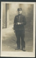 Cpa Photo Représentant M Angeville Joseph Au 78è D'infanterie 28 C. à Guéret Creuse En Mars 1915 -  Obe3301 - Guerre 1914-18