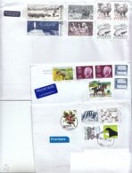 3 Briefe Aus Schweden / 3 Covers From Sweden - Covers & Documents