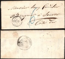 France - Stampless Folded Letter, PARIS 17.7.1846.- Côte D'Or. - 1801-1848: Precursors XIX