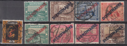 Sarre Service 2 + 3(2x) + 4 + 6 + 8 + 10 (2x) + 11 ° - Used Stamps