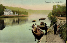 Waulsort La Passage D'eau Animation  1912 Couleur - Hastiere