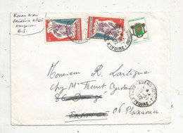 Lettre , COTE D'IVOIRE , ABENGOUROU ,1972 , DANGE SAINT ROMAIN , Vienne ,4 Scans - Costa D'Avorio (1960-...)