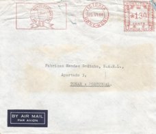 Hong Kong 1964 Victoria Meter Universal “Multi-Value” U14 Slogan Shipping To Dili East Timor Cover - Covers & Documents