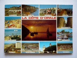 62 Et 80 -   Cpsm Grand Format -  LA COTE D'OPALE - Différentes Vues De Plages - Picardie