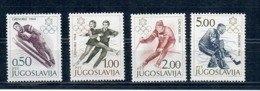 OLIMPIADI GRENOBLE 1968 - JUGOSLAVIA - SERIE COMPLETA MNH ** - Winter 1968: Grenoble