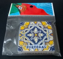 Portugal Magnet Azulejo Carreau Céramique Motifs Traditionnels - Magnets