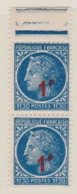 FRANCE 1947: Paire Du Y&T 791 Neuf**, BDF, Variété 'timbre Inférieur Plus Petit' - Brieven En Documenten