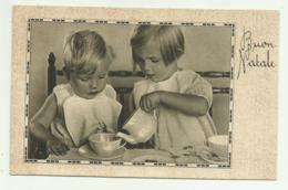 BUON NATALE - BAMBINI A COLAZIONE ANNI 50/60  - NV  FP - Autres & Non Classés