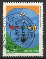 Brésil - Brasilien - Brazil 2001 Y&T N°2712 - Michel N°3185 (o) -  1,30r Dialogue Entre Les Civilisations - Gebraucht
