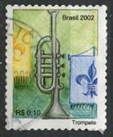 Brésil - Brasilien - Brazil 2005 Y&T N°2814a - Michel N°3249 (o) -  0,10r Trompette - Dentelé 12 - Oblitérés