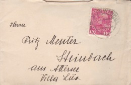 Brief Tribuswinkel Nach Steinbach Am Attersee - Ca. 1910 (43358) - Brieven En Documenten
