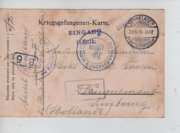PR6981/ CP PDG-POW Sennelager 1915 Geprüft Paderborn > Hollande - Kriegsgefangenschaft