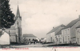 Lomprez  Route De Gribelle Animée Circulé En 1912 - Wellin