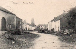 Sampont  Rue De L'ecole Circulé En 1913 - Aarlen
