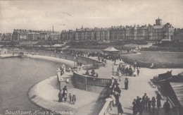 Postcard Southport King's Gardens PU 1918 To Miss McLean In Litherland Seaforth By Dron Of Lord Street My Ref  B13660 - Southport