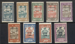 Inini 1932 Postage Dues (9/10, No 3f Red Opt) MLH - Neufs