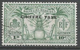 NOUV-HEBRIDES TAXE N° 1 OBL - Used Stamps