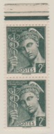 FRANCE 1938-41: Paire Du Y&T 405, Neufs**, BDF, Variété 'le Timbre Du Bas Est Plus Petit' - Used Stamps