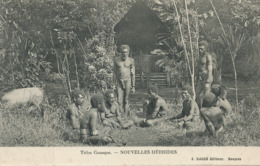 Nlles Hebrides Tribu Canaque Groupe Hommes Nus Photo Raché Nouméa - Vanuatu