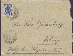 Finland LAPPEENRANTA (South Karelia) 1901 Cover Brief WIIPURI Viborg Выборг (Arr.) (2 Scans) - Briefe U. Dokumente