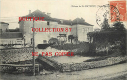 87 ☺♦♦ SAINT MATHIEU < LE CHATEAU COTE OUEST - Saint Mathieu