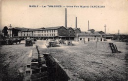 Thème. Poterie.Céramique.Faiencerïe.Briquetterie   Marly   42    Tuileries Cancalon   (Voir Scan) - Industry