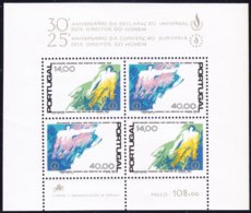 PORTUGAL 1978 «Human Rights/Europa Convention» Europa Sympathy Issue MNH - Mi# Bl.24 - 1978
