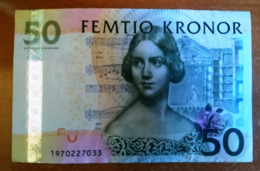 Sweden 50 Kronor 2008 P-64b VF "free Shipping Via Registered Air Mail" - Sweden