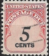 USA 1959 Postage Due - 5c Red FU - Portomarken