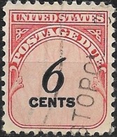 USA 1959 Postage Due - 6c Red FU - Segnatasse