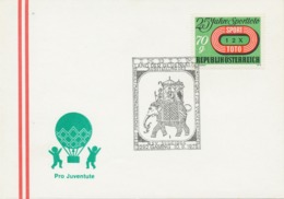 ÖSTERREICH 1975 INDIEN LAND DER GEGENSÄTZE -AUSSTELLUNG DES B.S.V SCHEIBBS- BRIEFMARKENWERBESCHAU DES VÖLKERKUNDEMUSUEMS - Maschinenstempel (EMA)