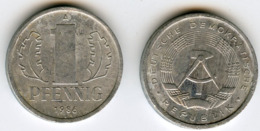 Allemagne Germany RDA DDR 1 Pfennig 1986 A J 1508 KM 8.2 - 1 Pfennig
