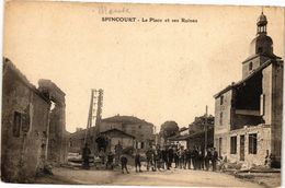 CPA SPINCOURT-La Place Et Ses Ruines (232504) - Spincourt