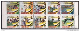 Brunei 1999 S#549-550 SEA Games MNH Sport Golf Tennis Hockey Bicycle Soccer Football Basketball - Brunei (1984-...)