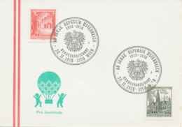 ÖSTERREICH 1978, SST 1150 WIEN 60 JAHRE REPUBLIK ÖSTERREICH 1918-1978 - BUNDESKANZLERAMT - Frankeermachines (EMA)