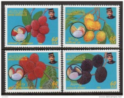 Brunei 1994 S#457-460 Local Fruits (5th Series) MNH Flora Food - Brunei (1984-...)