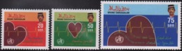 Brunei 1992 S#436-438 World Health Day MNH Medicine Heart Love - Brunei (1984-...)