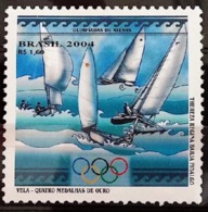 BRAZIL #3395 -  SAILING - OLYMPIC GAMES  ATHENS 2004  MINT - Ongebruikt