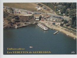 Lac De Guerledan : Embarcadère Des Vedettes  "Duc De Guerlédan I Et II - Mur-de-Bretagne Boscher-Caurel (cp Vierge) - Caurel