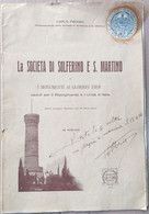 SOCIETÀ SOLFERINO E S. MARTINO - MONUMENTI EROI 1927 ( CART 70) - Muziek