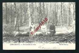 LIBRAMONT. Promenade Au Bois. Très Jolie Carte Animée. Circulé En 1906. - Libramont-Chevigny