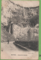 CPA MOUTHIER Cascade De Syratu, Animée,  Circulée 6/07/1914 - Altri & Non Classificati