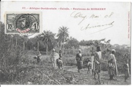 GUINÉE AFRIQUE OCCIDENTALE 57 ENVIRONS DE KONAKRY EDIT. FORTIER CIRCULEE - Guinée Française