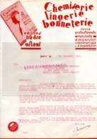 75- PARIS- CHEMISERIE LINGERIE BONNETERIE- EDITIONS ANDRE OLLANT REVUE PROFESSIONNELLE -LETTRE 1927 - Stamperia & Cartoleria