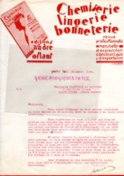 75- PARIS- CHEMISERIE LINGERIE BONNETERIE- EDITIONS ANDRE OLLANT REVUE PROFESSIONNELLE -LETTRE 1927 - Imprimerie & Papeterie