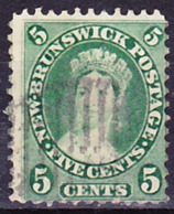 2019-0202 New Brunswick 1863 Mi 6b Used O - Gebraucht